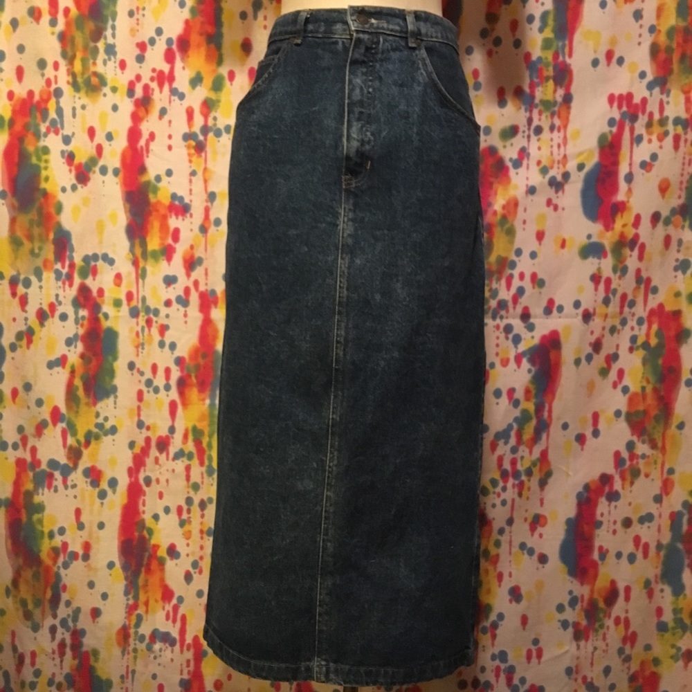 GAP Acid Wash Denim Skirt